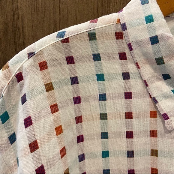 Carbon 2 Cobalt XL Button Down Shirt White Color Blocks - Picture 3 of 11